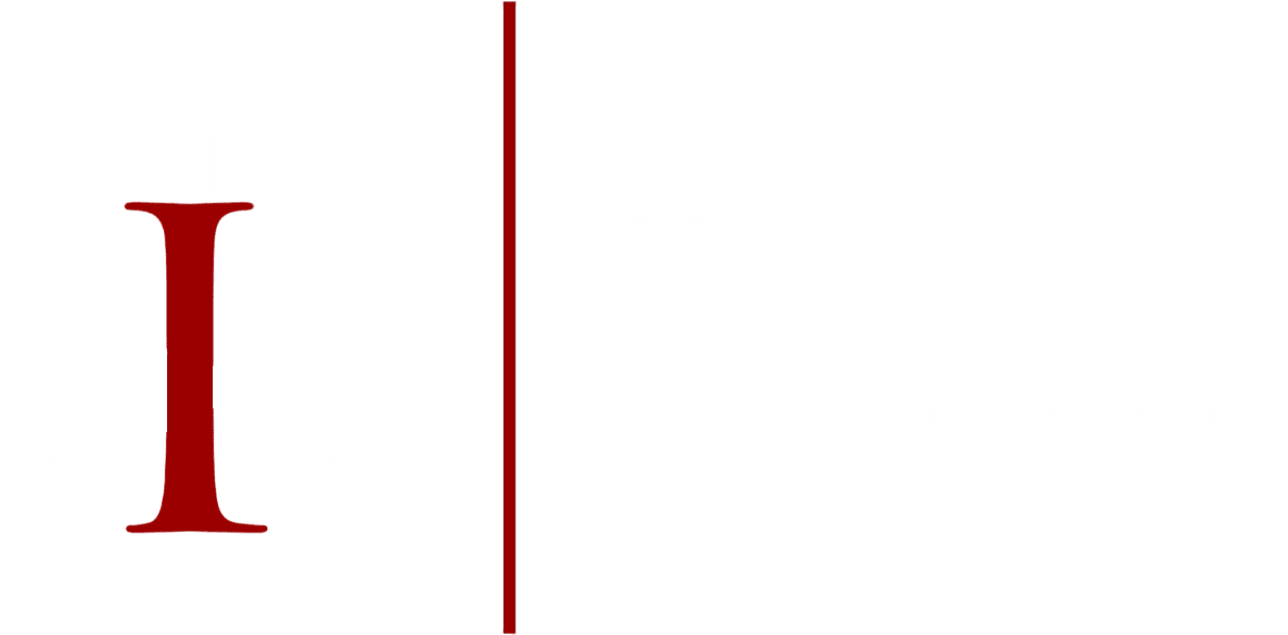 A motivational logo with stylized white letters on a muted pink background.